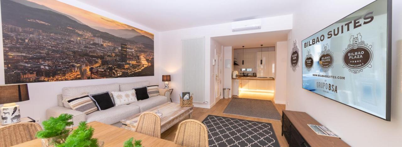 Bilbao Henao Park De Bilbao Suites, En Pleno Centro Con Garaje Directo Exteriör bild